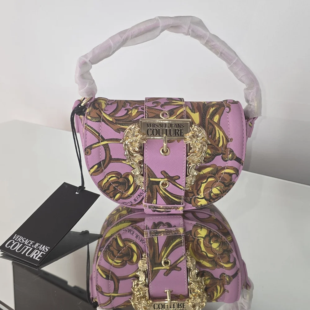 Top Handle Hafl-Circle Baroque Versace Jeans Couture Bag - Picture 2 of 5